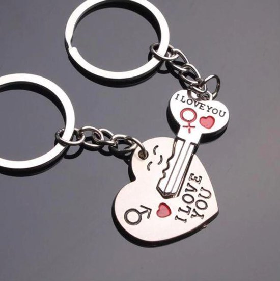 Portachiavi Duo heart