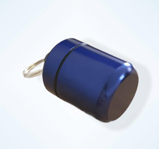 Pillendoosje Blauw Groter model - Afbeelding 3