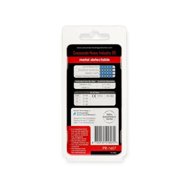crescendo heavy industry 25 metal detectable