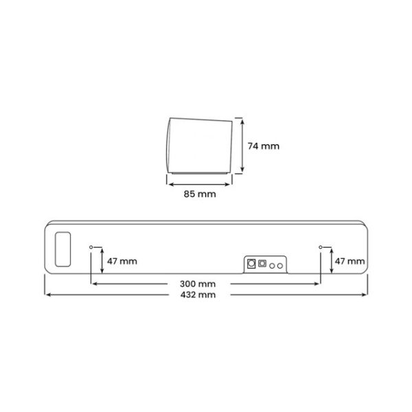 zvox slechthorenden soundbar av157