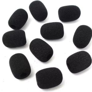 Microfoon windkap Zwart 10 stuks