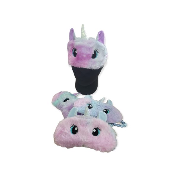 Horend Goed Slaapmasker Eenhoorn Unicorn met oogjes - Afbeelding 2
