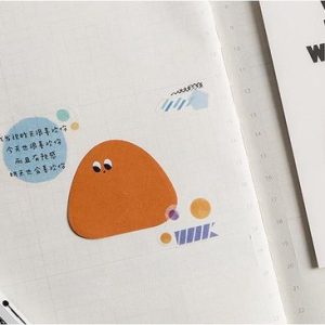 Sticky Notes Oranje beetje verbaasd beestje