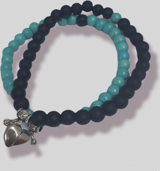 Freundschaftsarmbänder 'The Power of Love' - Set aus 2 Armbändern – Bild 2