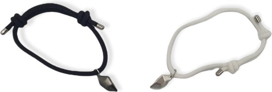 Vriendschapsarmbandjes 'Black or White' - Set van 2 Armbandjes - Afbeelding 5