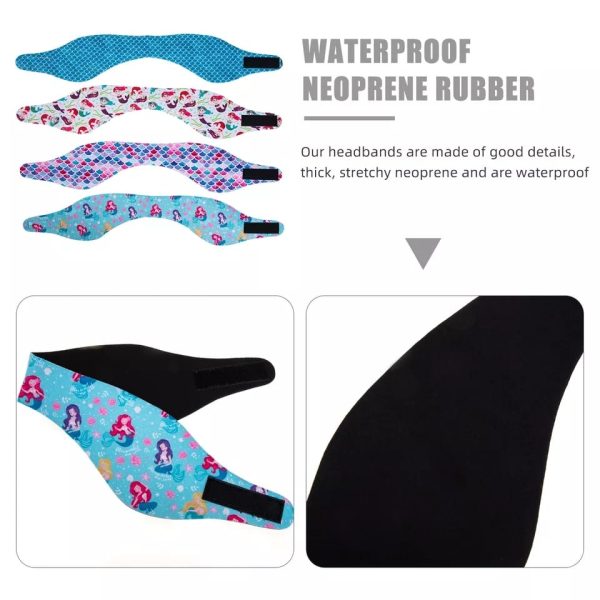 Horend Goed Hoofdband Zwemmen Wit met Zeemeermin - Afbeelding 3