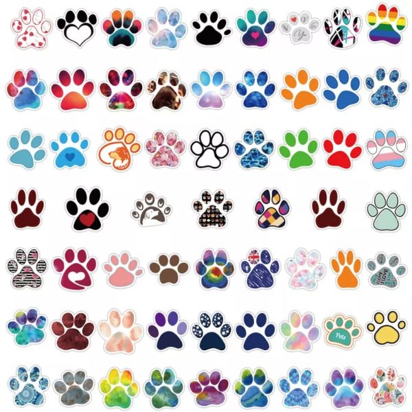 Horend Goed honden poot stickers
