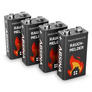 Absina rookmelder batterijen 4 stuks