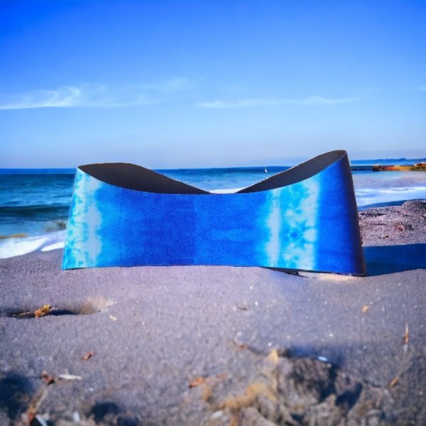 Horend Goed zwemhoofdband blauw wit Medium - Afbeelding 2