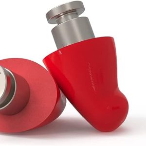 Flare Audio Earplugs Earshade Pro Titanium Postbox Red