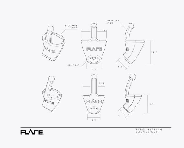 Flare Audio Calmer soft  transparant - Afbeelding 2