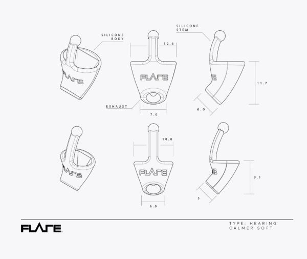 Flare Audio Calmer soft mini Paars - Image 3