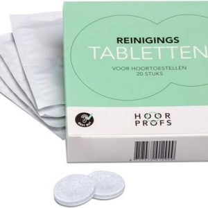 reinigingstabletten voor hoortoestel