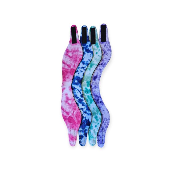 Hoofdband zwemmen tie dye Blauw - Afbeelding 4