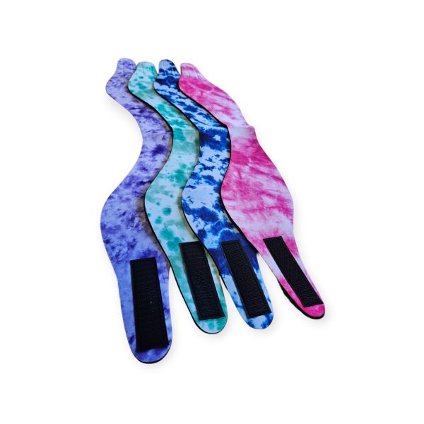 Hoofdband zwemmen tie dye Blauw - Afbeelding 3