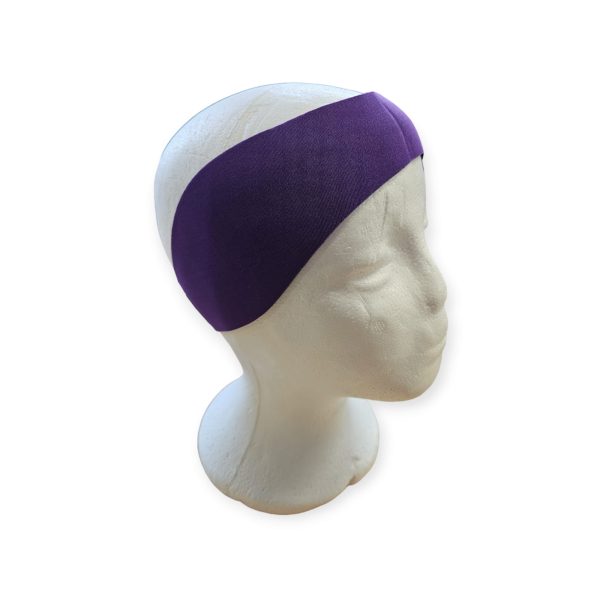 Hoofdband zwemmen basic paars Large - Afbeelding 4