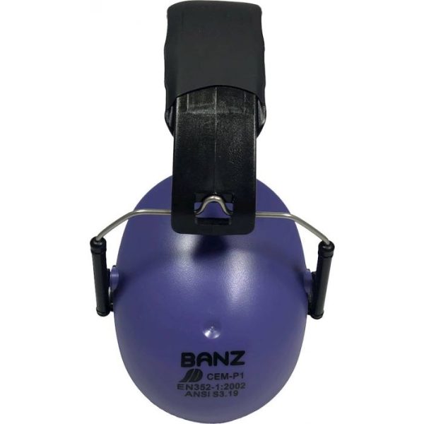 BANZ Earmuffs Dark Purple - Afbeelding 2