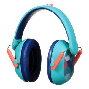3M kids plus oorkappen blauw met print