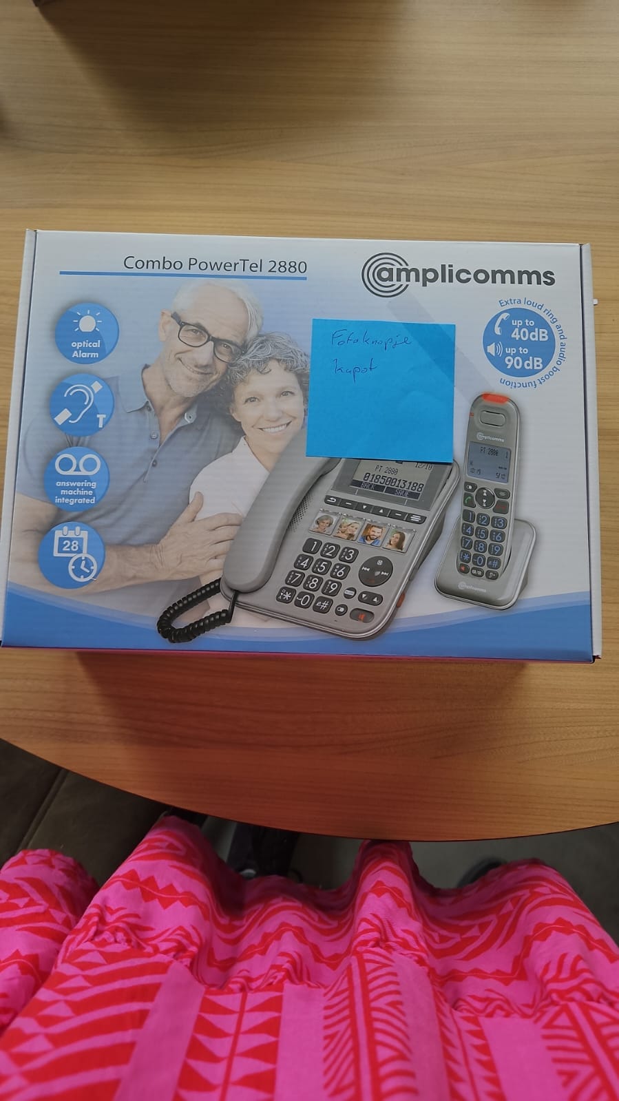 Amplicomms PowerTel 2880 - segunda oportunidad con cubierta fotográfica defectuosa - Imagen 2