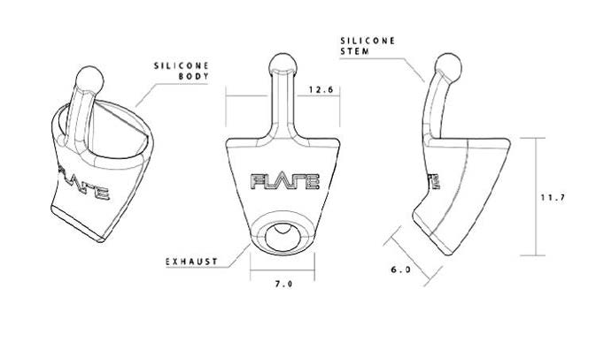 falre audio calmer afmetingen