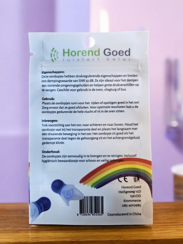 Horend Goed Travel Oordoppen – Comfortabele Bescherming tegen Druk voor Tieners tijdens Vliegtuig- en Autoreizen - Afbeelding 2